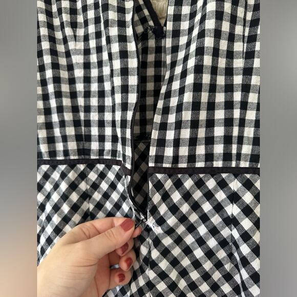 TOME Gingham Ruffle Hem Dress - Picture 8 of 10